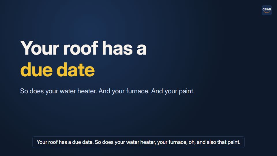 Video: Your roof has a due date
